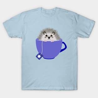 Chanukah Tea Cup Hedgehog T-Shirt